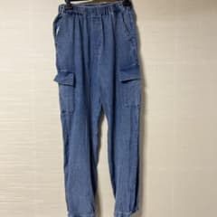 キッズ デニム カーゴパンツ ロングパンツのサムネイル