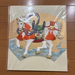 干支 午 うま 押し絵 色紙 立体ちりめん細工 和風 正月飾り 縁起物 