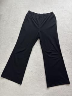 GU ブラック ワイドパンツ XL