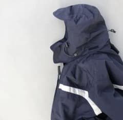 美品　ナイロンジャケット　Gap 90s ネイビー×ホワイトのサムネイル