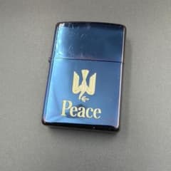 ZIPPO Peace ブルーチタン JTコラボ 2000年 非売品 - メルカリ