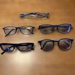 【超買い得】有名メーカー　眼鏡5個セットのサムネイル