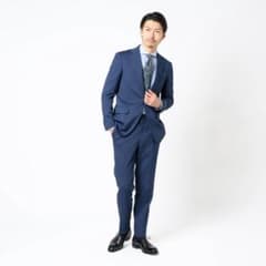 1回着用 2025 ONLY 洗えるスーツ ネイビーストライプ オンリー - メルカリ