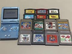 任天堂 ゲームボーイアドバンス SPソフト14本セット 充電器コード新品