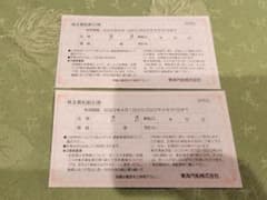 東海汽船 株主優待券 2枚のサムネイル