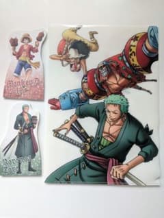 ONE PIECE クリアファイル＆メモ帳2セット - メルカリ