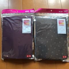 新品!!   140ヒートテック タートルネック2枚組のサムネイル