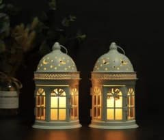JHY DESIGN キャンドルホルダー 2個 21cm(ランタン) ★結婚式★のサムネイル