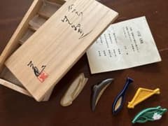 清水焼 月の桂 箸置 5種セット 木箱入りのサムネイル
