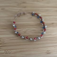 ハンドメイド　ブレスレット　シンプル　夏のサムネイル