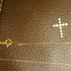 クロスネックレス 18K 刻印ありのサムネイル