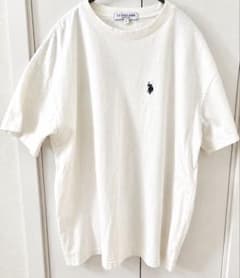 Polo Tシャツ 白 クリーム色 FREE