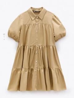 ZARA フレアーワンピース　ティアードワンピースのサムネイル