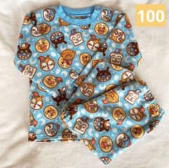 アンパンマン パジャマ 水色　100cmのサムネイル