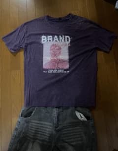 ヴィンテージ風 グラフィックTシャツ パープルのサムネイル