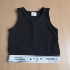 LTXC ノースリーブ トップス ブラックのサムネイル