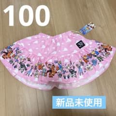 토이 스토리 총무늬 프릴 스커트 핑크 30주년 기념 태그 첨부