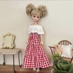 4915 22cmドール服 ハンドメイド 2点セット - メルカリ