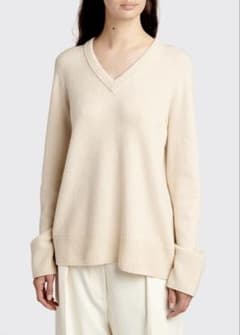 【美品】THE ROW Elaine ニット　カシミヤ　ウール　セーター　ザロウ けろけーこ様専用です】THE ROW Elaine ニット カシミヤ セーター