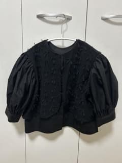 HIAND Vest docking blouse 半袖 ブラウスのサムネイル