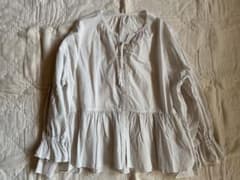 未使用＊nest Robe　コットンリネンティアードブラウス　ブラック m46063932380_1.jpg?1738657269
