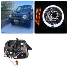 スズキ ジムニー エンジェルリング　ヘッドライト LED 付きのサムネイル