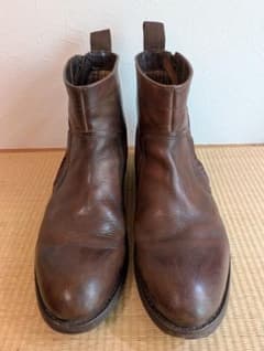 Clarks レザーサイドジップブーツ ブラウンのサムネイル