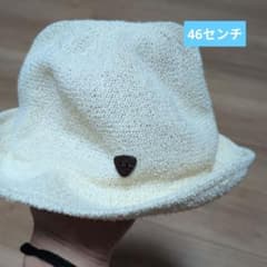 紐付き、くまさん帽子日よけ付きのサムネイル