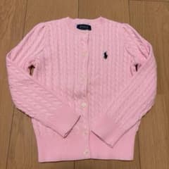 POLO RALPH LAUREN キッズ カーディガン ピンク 4Tのサムネイル