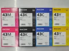 リコー 純正 新品 インクカートリッジ GC43 8個セット - メルカリ