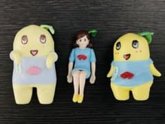 컵의 후치코 후나시 - 콜라보레이션 피규어 3개 세트