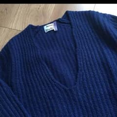 アクネ Acne Studio Vネックニット ネイビーのサムネイル