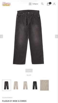 visvim ict FLUXUS 01 SLIM G.CORDS 5番 visvim ict 26ss FLUXUS 01 WIDE G.CORDS - メルカリ