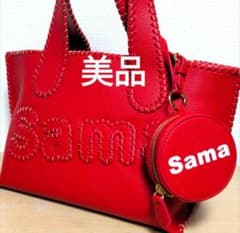 bd5 Samantha Thavasa 2way 美品トートバッグ 赤 - メルカリ
