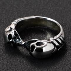 【新品デッドストック】シルバー925 スカルリング タイ製 24号のサムネイル