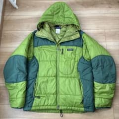 【最終価格】Patagonia ダスパーカ　ゲッコーグリーン　М　つぎはぎ Patagonia ダスパーカ ツギハギ・ゲッコーグリーン - メルカリ