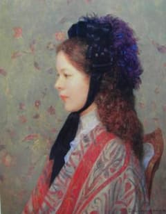 中山 忠彦、「カシミールのショール」、希少画集・額装画 中山 忠彦、「カシミールのショール」、希少画集・額装画 - メルカリ