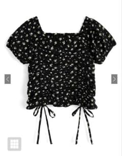 GRL 2Way小花柄ドロストトップス pa059のサムネイル