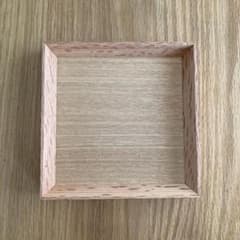 無印良品　木製角型トレー　14×14 ①のサムネイル