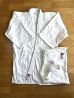 柔道着 3点セット(上下+帯) 3号 綿100% 高校　授業用　松勘のサムネイル