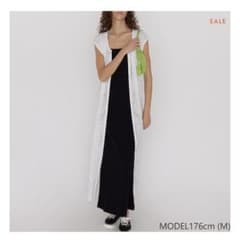 Sea room Lynn カットジャガードマキシドレス　ホワイト　Sのサムネイル