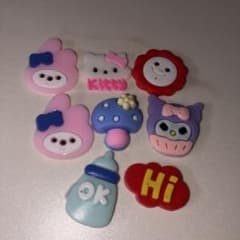 サンリオキャラクター デコパーツ 7個セットのサムネイル