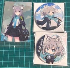 ブルーアーカイブ ブルアカ　ウエハースカード　くじメイト 缶バッジ 砂狼シロコ ブルーアーカイブ ブルアカ ウエハースカード くじメイト 缶バッジ 砂