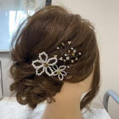 ウェディング ヘッドドレス ボンネのサムネイル