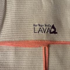 LAVA ヨガマット ベージュ オレンジのサムネイル