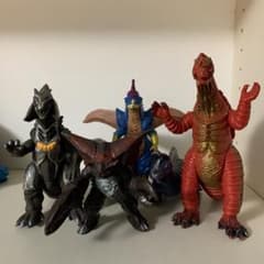 怪獣ソフビ人形 5体セットのサムネイル