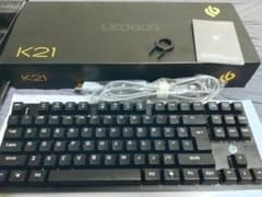LEOBOG K21 メカニカルキーボード 青軸 テンキーレス ゲーミングのサムネイル