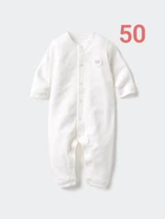 UNIQLO フライスカバーオール 50 2枚セット 未使用ありのサムネイル