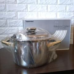 ♢未使用 タッパーウェア 寸胴鍋 (21cm 5.4L) レインボークッカー