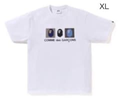 タグ付未使用】アベイシングエイプxコムデギャルソン大阪26SS-SCREEN白 